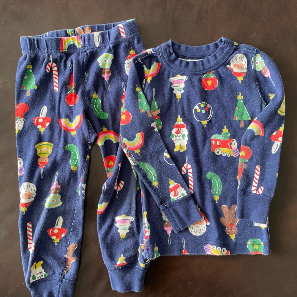 Hanna Andersson Holiday Pajama Set 3T